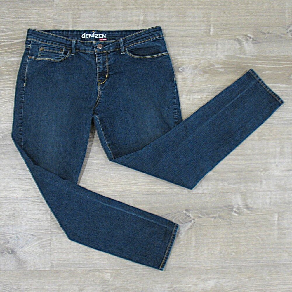 DENIZEN from Levi's Jeans Women's Dark Wash Blue 14 M Modern Skinny Stretch